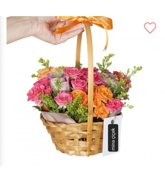 Sweet Flower Basket (Çiçek Sepeti)